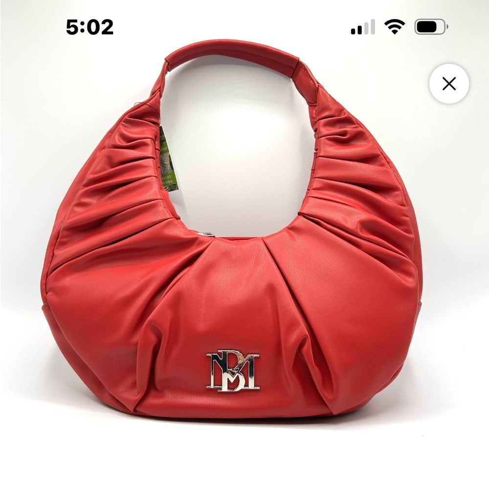 Badgely Mischka Red Designer Women's Bag